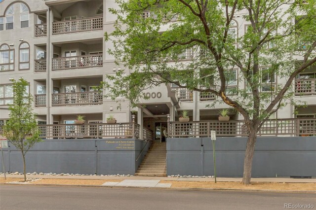 1000 E 1st Ave Unit 405, Denver, CO 80218 - view of building exterior with stairs