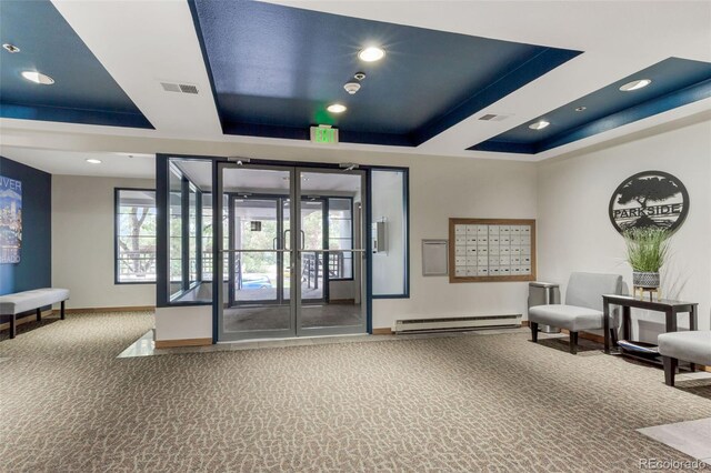 1000 E 1st Ave Unit 405, Denver, CO 80218 - community lobby with visible vents