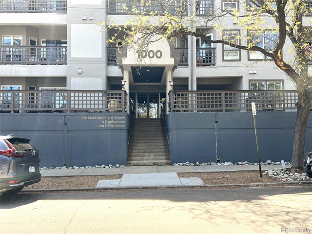 1000 E 1st Ave Unit 405, Denver, CO 80218 - exterior space with stairway