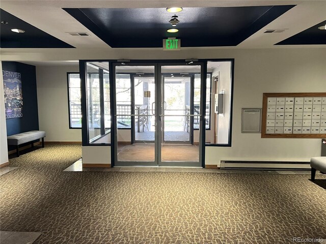 1000 E 1st Ave Unit 405, Denver, CO 80218 - building lobby with visible vents