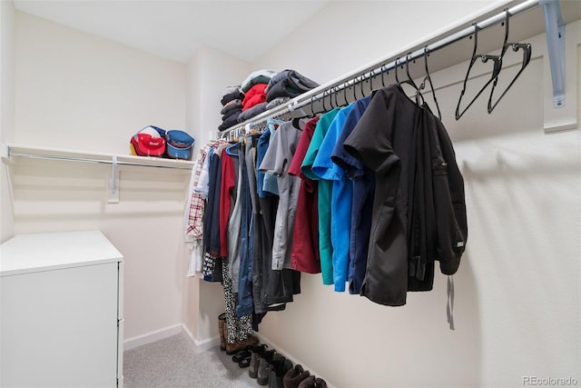 5745 S Buchanan Ct Unit C, Aurora, CO 80016 - spacious closet featuring carpet floors