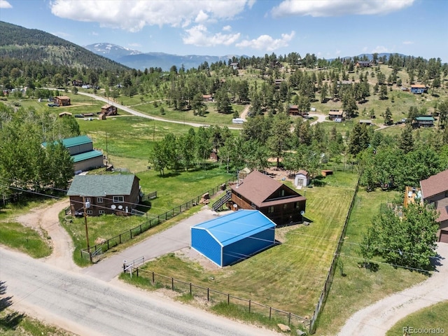 689 S Pine Dr, Bailey, CO 80421 - bird's eye view of a mountainous background