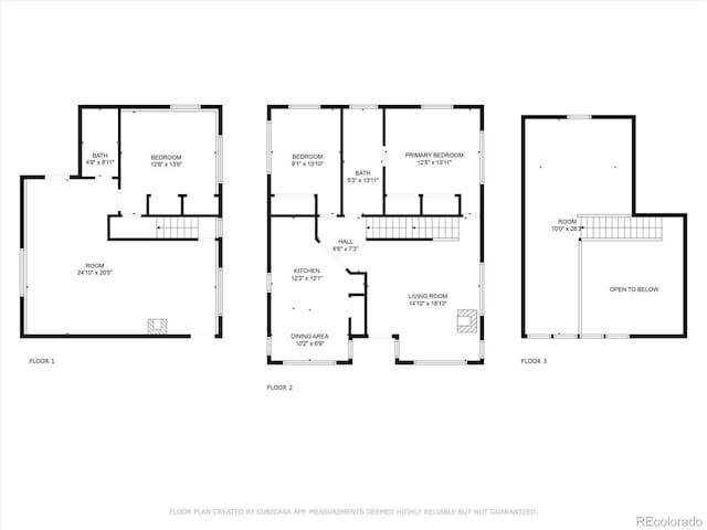 689 S Pine Dr, Bailey, CO 80421 - view of room layout