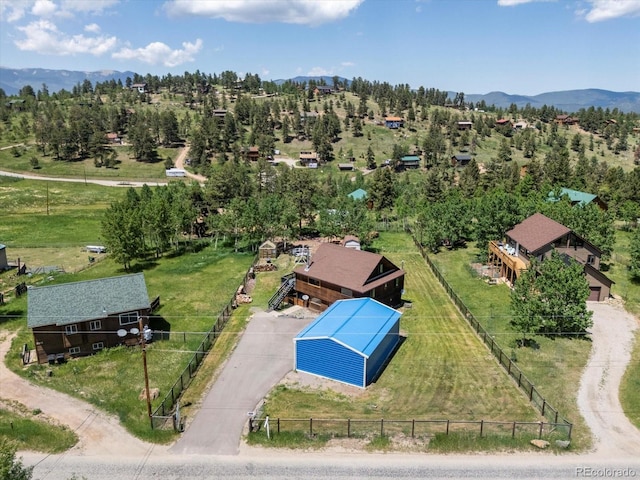 689 S Pine Dr, Bailey, CO 80421 - aerial view of mountains