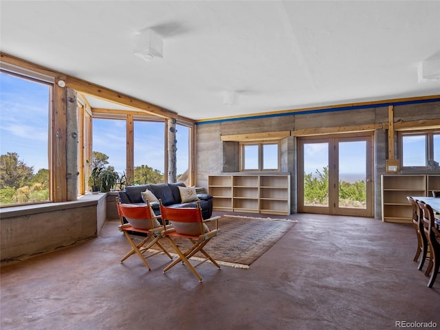 551 Panorama Way, Crestone, CO 81131 - sunroom featuring french doors
