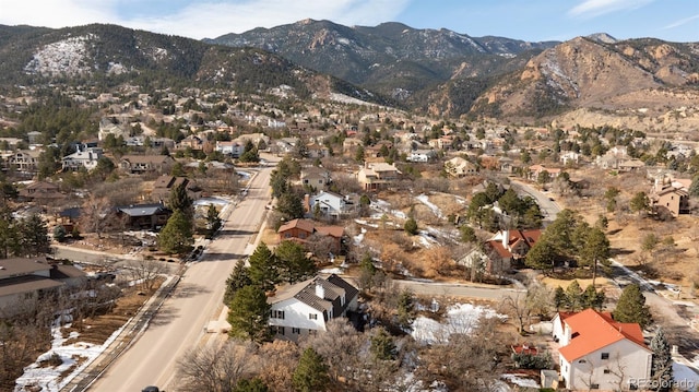 view of mountain feature