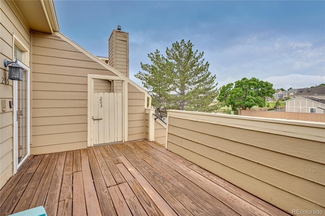 1099 S Walden Way Unit 205, Aurora, CO 80017 - view of wooden deck