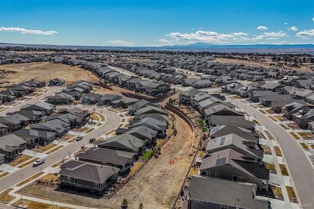 birds eye view of property featuring a residential view