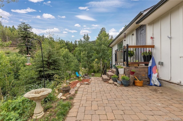 view of patio