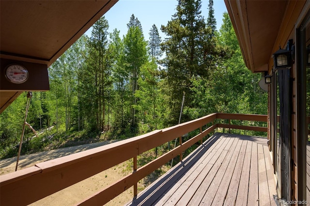 2246 Gcr 8, Fraser, CO 80442 - view of deck