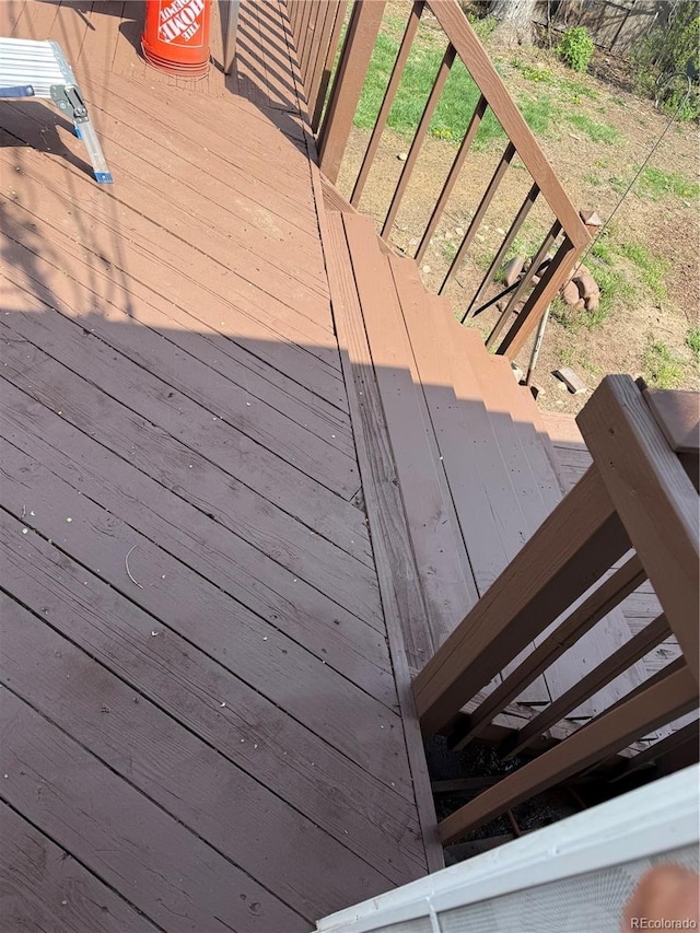 view of deck