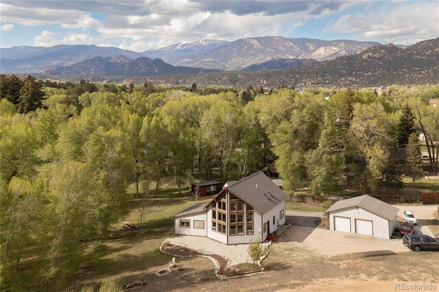 426 S San Juan Ave, Buena Vista, CO 81211 - view of mountain backdrop featuring a forest