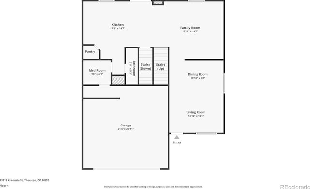 13818 Krameria St, Thornton, CO 80602 - floor plan