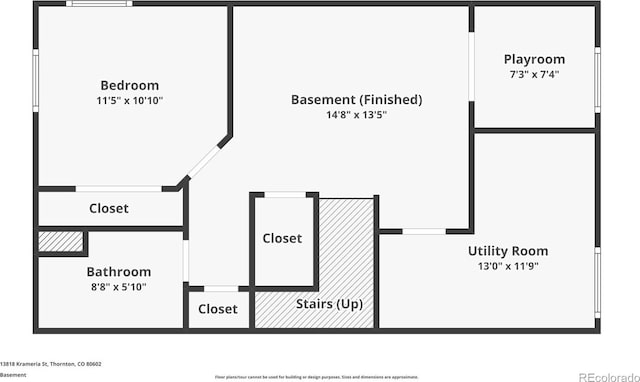 13818 Krameria St, Thornton, CO 80602 - plan