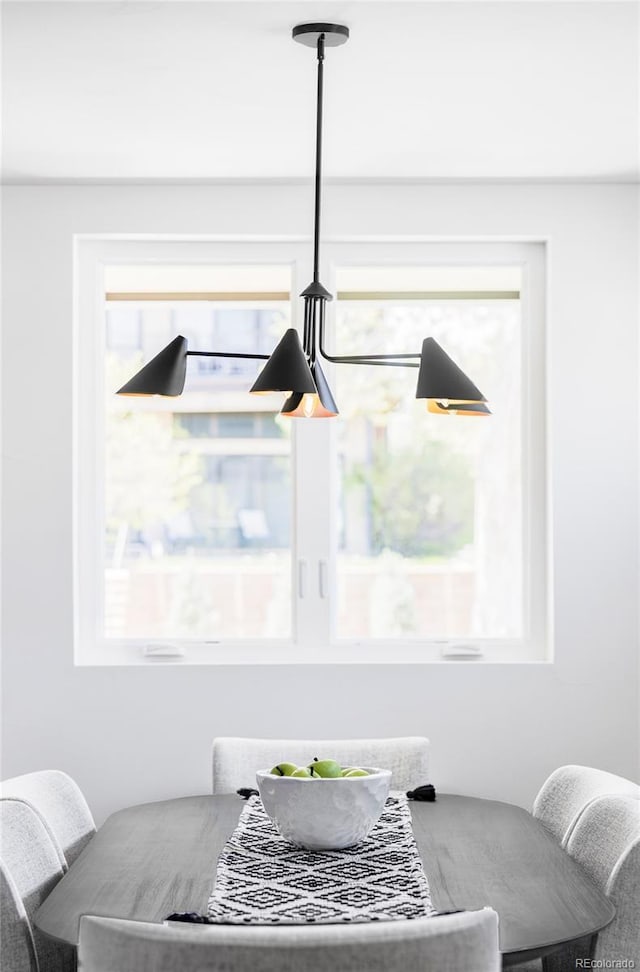 view of dining room