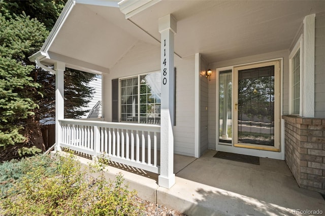 view of entrance to property