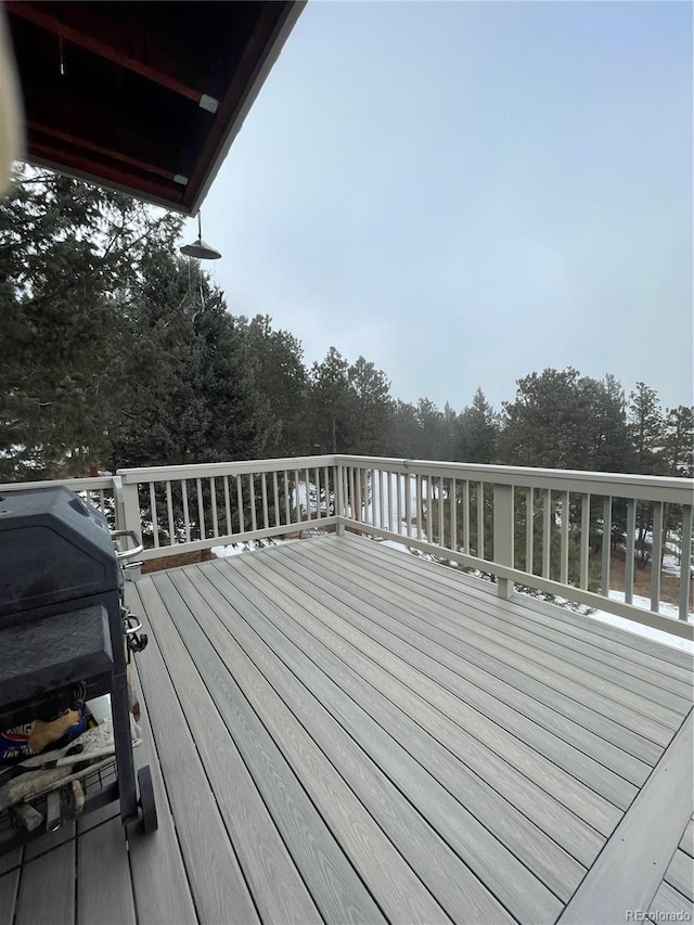 view of deck