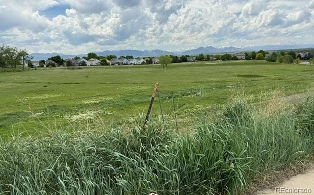 view of nature with a rural view