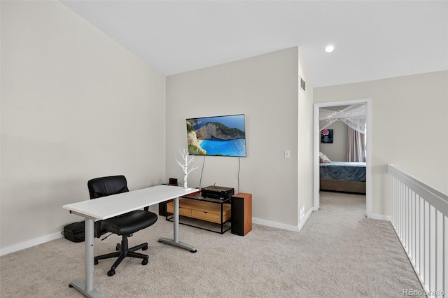 8269 S Gaylord Cir, Centennial, CO 80122 - home office featuring carpet floors and baseboards