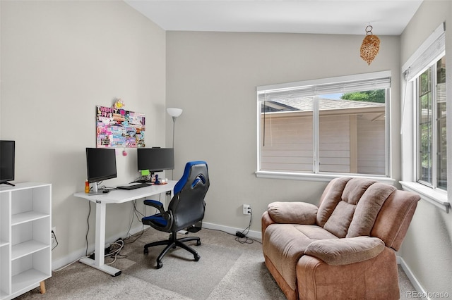8269 S Gaylord Cir, Centennial, CO 80122 - office area featuring carpet and baseboards