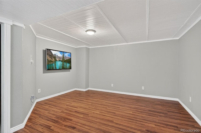 8269 S Gaylord Cir, Centennial, CO 80122 - empty room featuring wood finished floors and ornamental molding