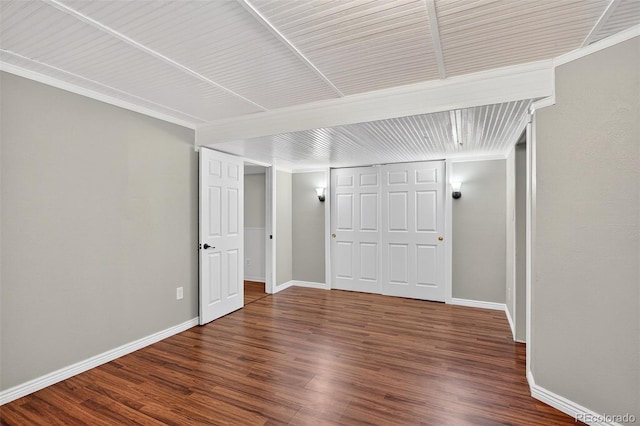 8269 S Gaylord Cir, Centennial, CO 80122 - unfurnished bedroom with wood finished floors and a closet
