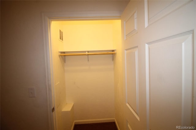 view of closet