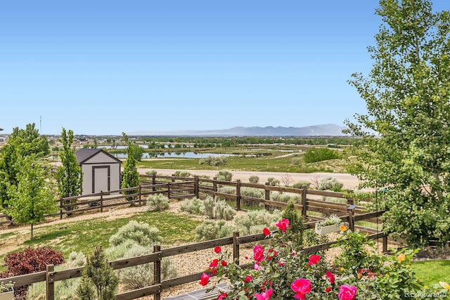 4526 Colorado River Dr, Firestone, CO 80504 - view of yard featuring a water and mountain view and a rural view