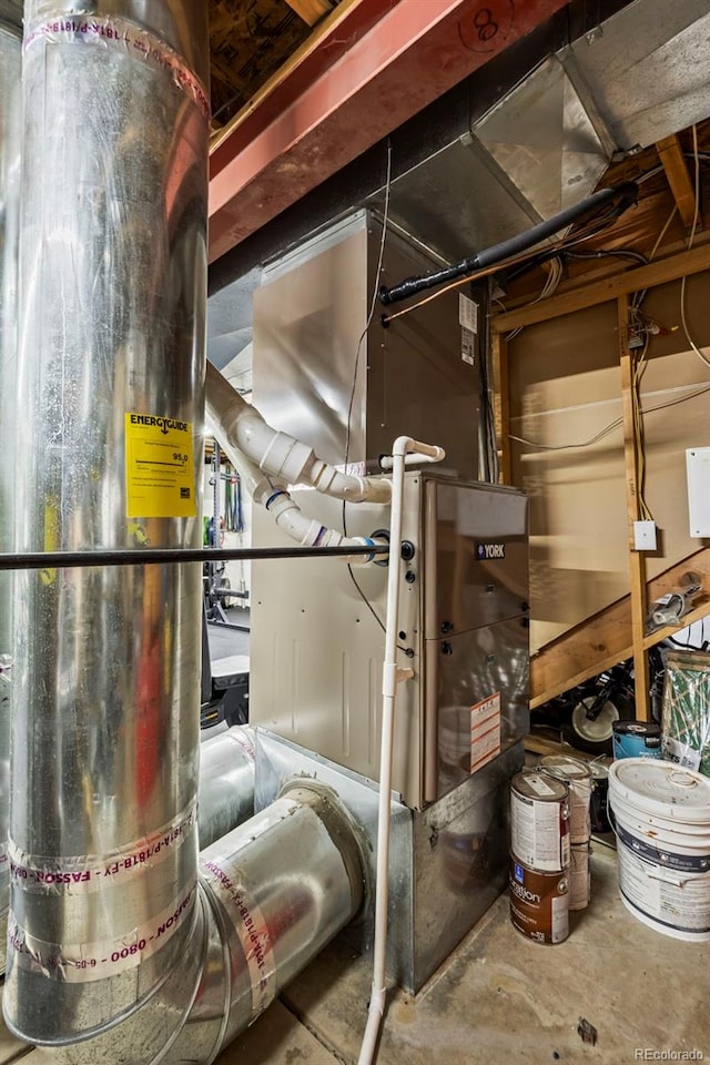 view of utility room