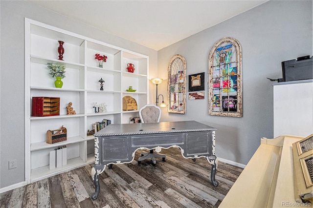 5224 Snow Goose St, Brighton, CO 80601 - office featuring baseboards and wood finished floors