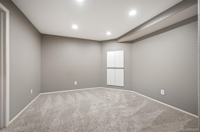 15577 Greenstone Cir, Parker, CO 80134 - carpeted spare room featuring recessed lighting and baseboards