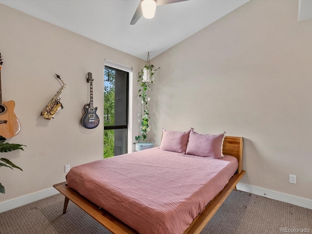 1880 W 32nd Ave, Denver, CO 80211 - bedroom featuring baseboards, carpet, and ceiling fan