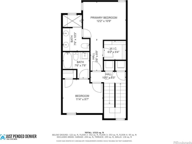 1880 W 32nd Ave, Denver, CO 80211 - property floor plan