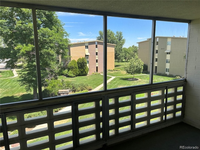 660 S Alton Way Unit 12C, Denver, CO 80247 - view of unfurnished sunroom