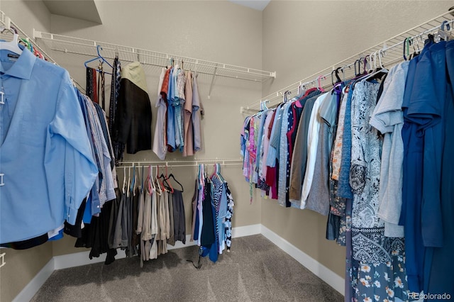 6203 Adamants Dr, Colorado Springs, CO 80924 - spacious closet featuring carpet floors