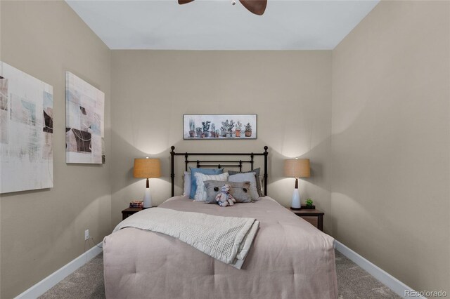 6203 Adamants Dr, Colorado Springs, CO 80924 - carpeted bedroom featuring ceiling fan and baseboards