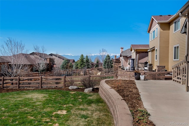 6203 Adamants Dr, Colorado Springs, CO 80924 - view of yard featuring fence