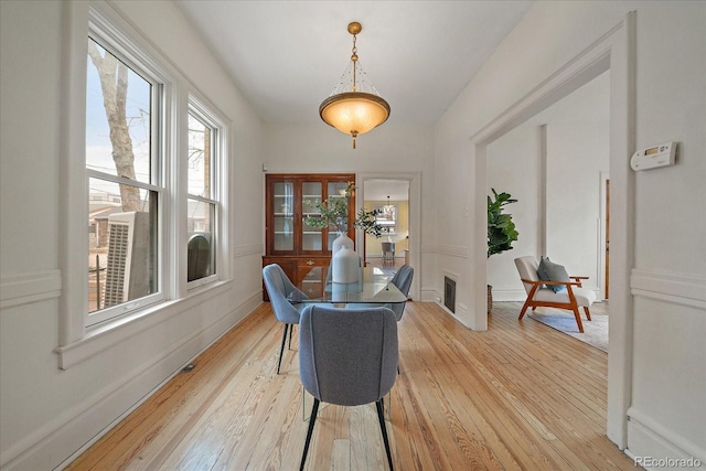 3764 Newton St, Denver, CO 80211 - dining space with light wood finished floors