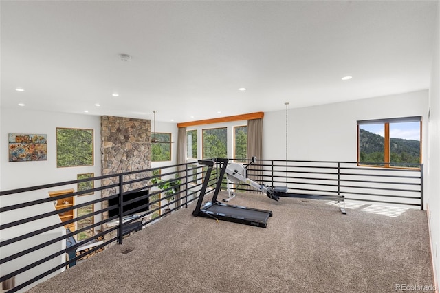 729 Sawmill Rd, Loveland, CO 80537 - carpeted empty room featuring recessed lighting and a smoke detector