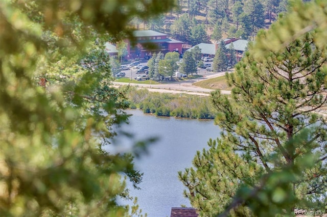 27905 Mariposa Rd, Evergreen, CO 80439 - drone / aerial view with a water view