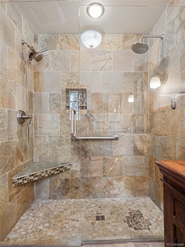27905 Mariposa Rd, Evergreen, CO 80439 - bathroom with a stall shower
