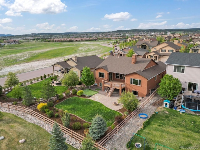 2423 Delicato Ct, Colorado Springs, CO 80921 - aerial perspective of suburban area