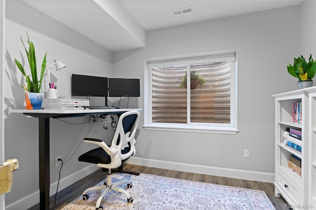 5984 S Paris Pl, Greenwood Village, CO 80111 - office featuring wood finished floors and baseboards