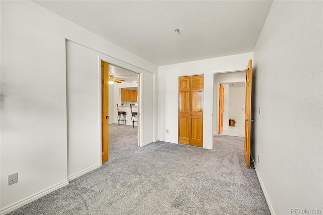 interior space with light colored carpet