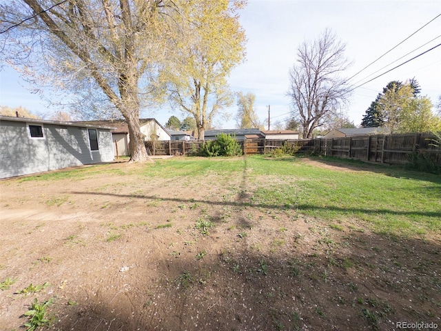 4476 S Grant St, Englewood, CO 80113 - view of yard featuring a fenced backyard