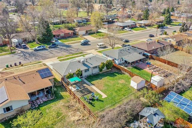 2544 S Raleigh St, Denver, CO 80219 - birds eye view of property featuring a residential view