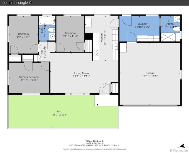 2544 S Raleigh St, Denver, CO 80219 - floor plan