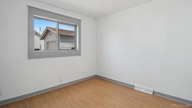 766 Fulton Ave, Brighton, CO 80601 - empty room with baseboards and light wood-type flooring