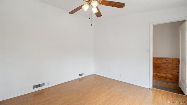 766 Fulton Ave, Brighton, CO 80601 - spare room featuring light wood finished floors and a ceiling fan