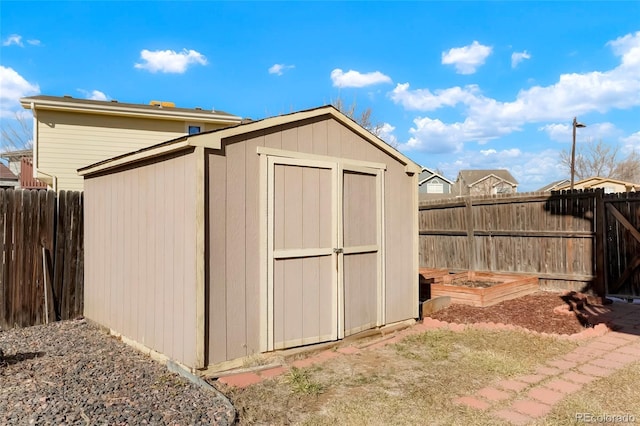 view of outbuilding